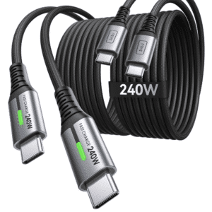 🚀 40% Rabatt ⚡ INIU 240W USB C Kabel Set [2er Pack | 2m]