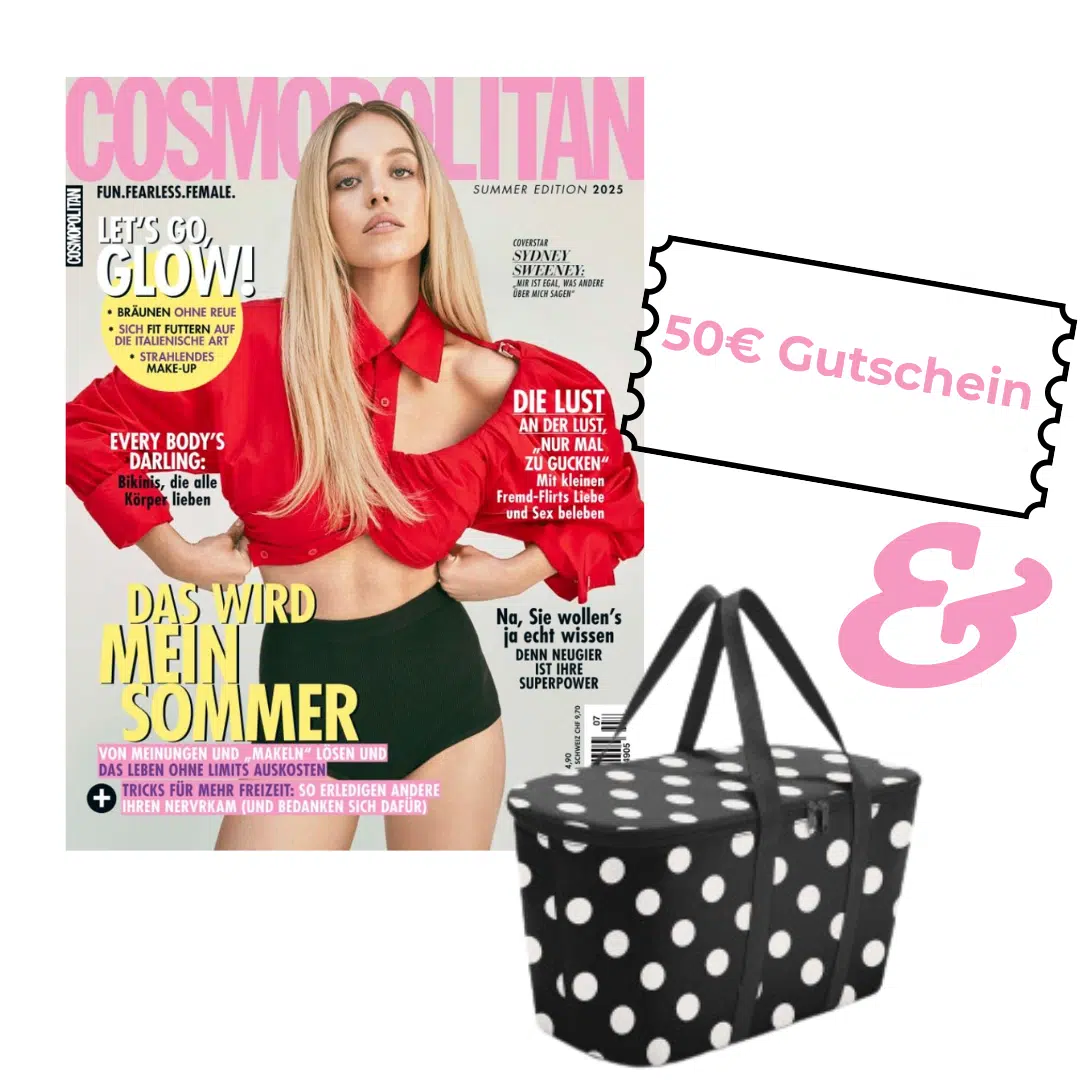 Thumbnail 10 Ausgaben Cosmopolitan für 50€ + GRATIS Reisenthel Kühltasche + 50€ BestChoice-Gutschein