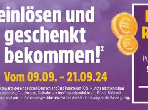 Netto: 10% Deutschland Card Punkte zurück beim Einlösen