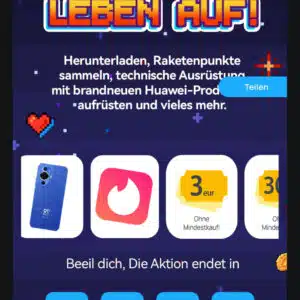 6 Monate Tinder Plus kostenlos über Huawei AppGallery