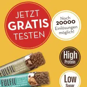 FULFIL Vitamin & Protein Riegel GRATIS testen (GZG) 🚀💪