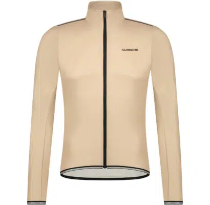 Shimano Evolve No Season Windbreaker Fahrradjacke Beige
