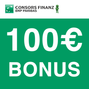 💥 *Endet heute* 💳 100€ für kostenlose Consors Finanz Mastercard!