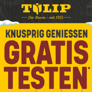 Tulip Bacon Streifen oder Tulip Bacon Scheiben gratis testen (GZG) 🥓🤩