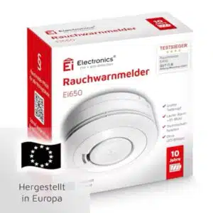 Ei Electronics Ei650 Rauchwarnmelder, Rauchmelder, Stand-Alone-Gerät mit Batterie für 10 Jahre, Testsieger Stiftung Warentest für 18,99€ (statt 23,83€)