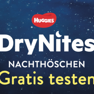 ⏰ Kontingent bald aufgebraucht | DryNites Nachthöschen gratis testen - ab 1.11.24 😊