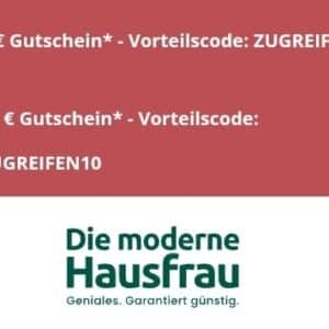 [ABGELAUFEN] 5€ oder 10€ Rabatt bei Die Moderne Hausfrau