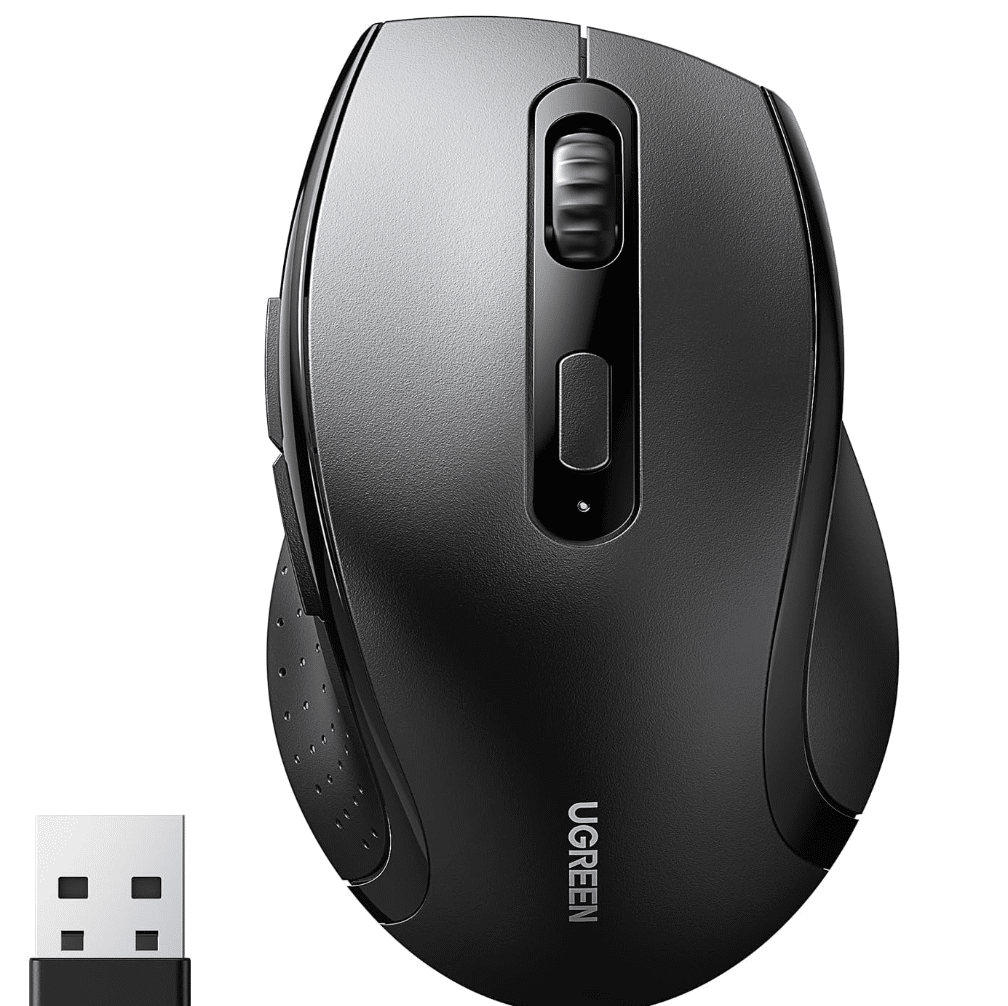 Thumbnail UGREEN Maus Kabellos 2.4G 1600 DPI 6 Tasten mit Nano Empfänger für 8,99€! 😀
