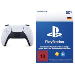 🎮 PlayStation DualSense Wireless-Controller + 50€ PSN-Guthaben für 95,19€ (statt 118€)