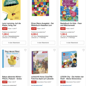 📚Terrashop: Kinderbücher ab 0,99€ - versandkostenfrei