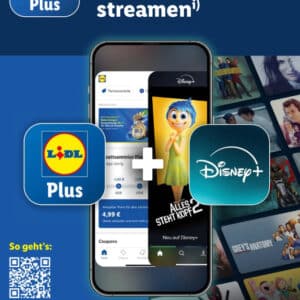 Gratis: Ab November bis zu 2 Monate Disney+ geschenkt mit LidlPlus