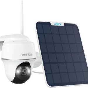 Reolink erste 4K Solar Überwachungskamera Aussen 📸 mit Akku, Argus PT Ultra + 6W Solarpanel, WiFi