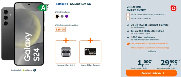 Samsung Galaxy S24 Handytarif