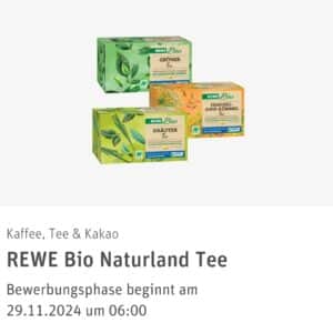 ✅ REWE Produkttest : REWE Bio Naturland Tee