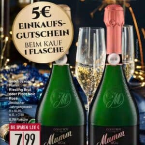 5,00€ Einkaufsgutschein beim Kauf von 1 Flasche Godefroy von Mumm bei EDEKA Minden-Hannover
