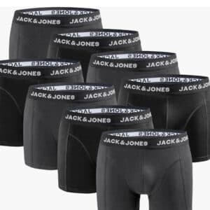 JACK & JONES Boxershorts 8er Pack in verschiedenen Farben für 27,99€ (statt 39,99€)