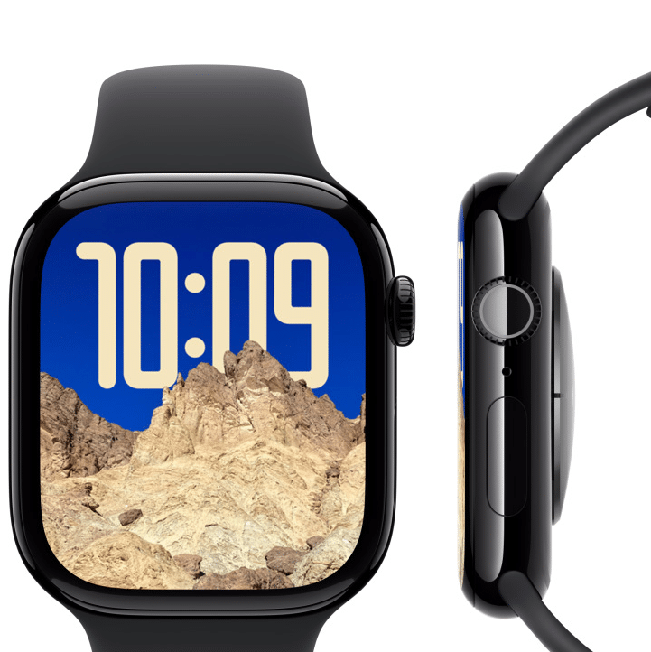 Thumbnail Absoluter Bestpreis 🔥 Apple Watch Series 10 GPS - 46mm - Aluminium Silber - Sportarmband Denim M/L