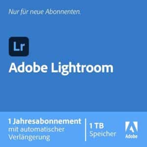 📸 Adobe Lightroom Abo mit 1 TB Cloud und KI-Technologien