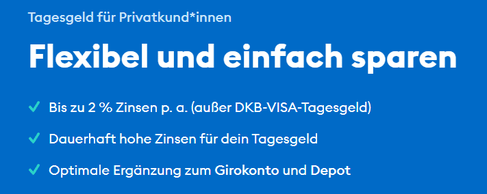 DKB Tagesgeld Zinsaktion