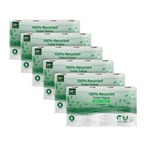 🧻 6x 8er-Pack mit insgesamt 48 Rollen by Amazon Toilettenpapier Recyelt für 14,87€ 🔥 nur 2,48€ pro Pack