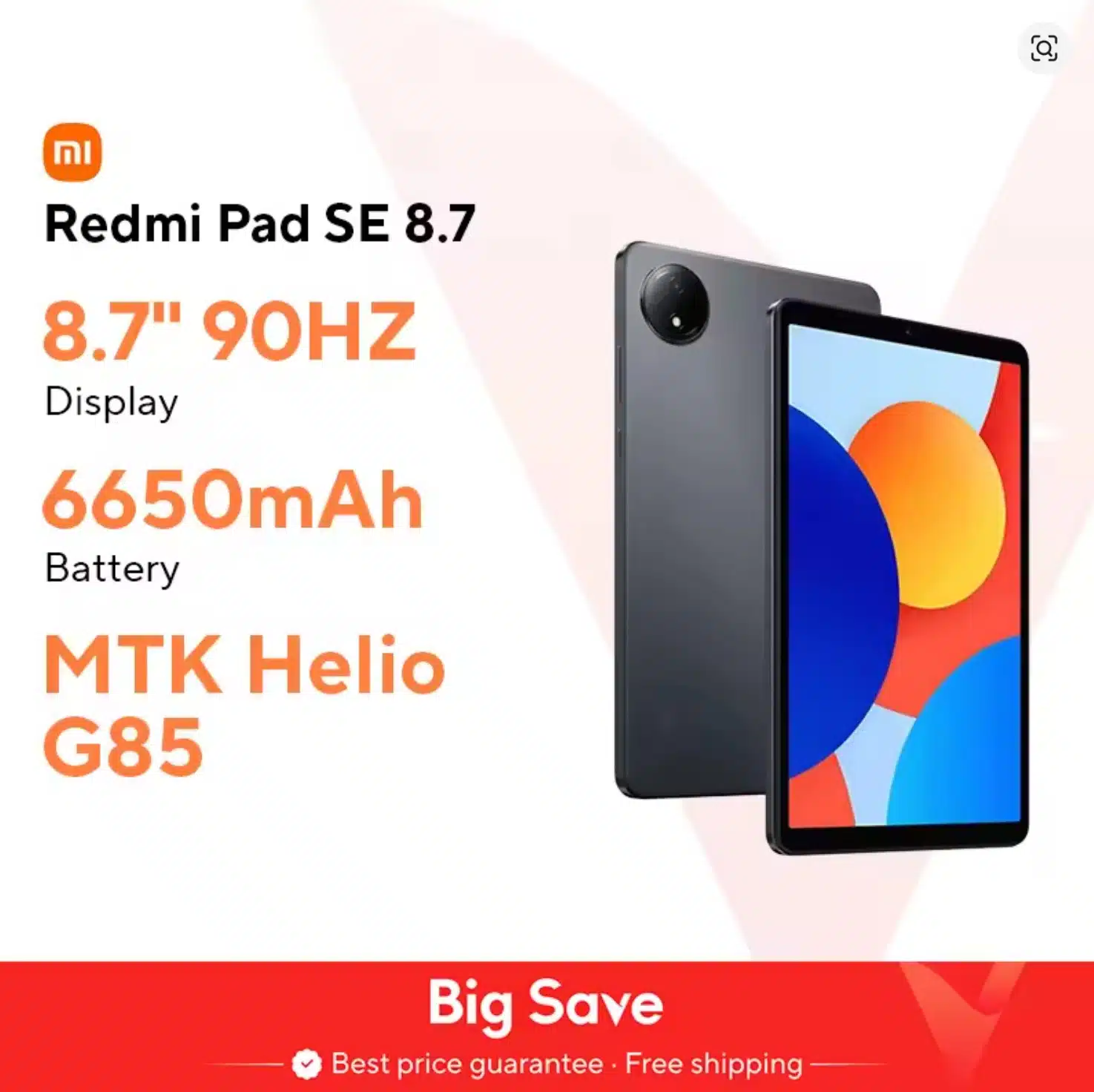 Thumbnail Xiaomi Redmi Pad SE mit 4/128GB nur 78,99€ (statt 92€) / mit 6/128GB für 92,99€ (statt 119€)