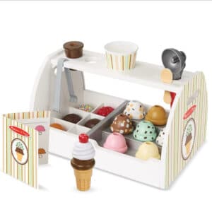 Melissa & Doug Eisdiele aus Holz, 28-teilig für 39,99€ (statt 51,99€)