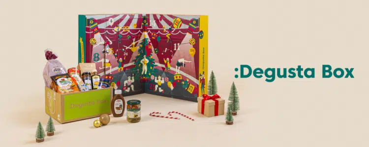 Degusta Box XXL Adventskalender mit 24 Überraschungen + GRATIS Degusta Box für 44,99€