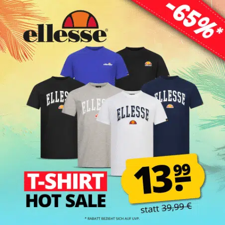Thumbnail ellesse Mega-Sale bei SportSpar – z.B. mit Jogginghosen, T-Shirts &amp; mehr