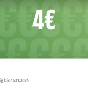 4€ Rabatt der Edeka App - MEW 4€ (regional?!?!?)