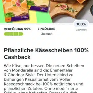 100% Cashback auf Mondarella bei Marktguru (Lokal um Magdeburg)
