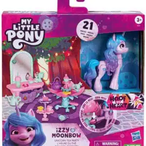 My little Pony 🦄 Teeparty Izzy Moonbow, Hoof to Heart Pony, 21 Accessoires für 3,55€ (statt 7€)