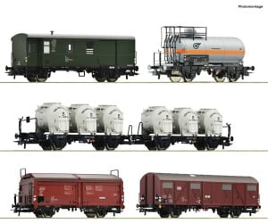 Roco 6600018 H0 6er-Set Güterzug der DB