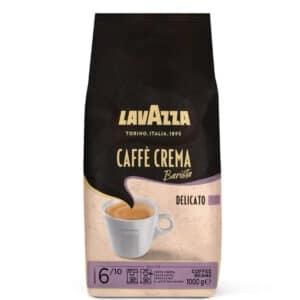 Lavazza, Caffè Crema Barista Delicato, Arabica & Robusta Kaffeebohnen Intensität 6/10, Mittlere Röstung, 1 kg für 10,43€ (statt 16,99€)