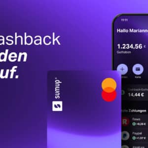 KwK Prämie 2x10€ für komplett kostenlose SumUp Pay Prepaidkarte mit 1% Cashback auf jede Zahlung!!!
