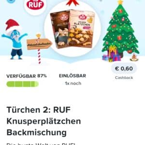 60 ct auf RUF Knusperplätzchen mit Marktguru