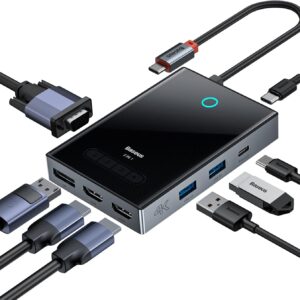 Baseus PioneerJoy 8-in-1 USB-C Hub für 4 Displays