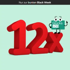 Thumbnail Aktion Mensch bunte Black Week: 1 Los kaufen und ein Gratis-Los extra bekommen (Wert: mind. 6€)