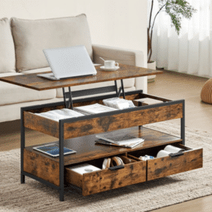VASAGLE Couchtisch mit Schubladen für 78,99€ (statt 99€)