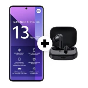 Eff. gratis: Xiaomi Redmi Note 13 Pro+ (512GB) für 1€ + GRATIS Xiaomi Redmi Buds 5 + 4GB LTE Allnet für 9,99€/Monat (o2 Basic 10)