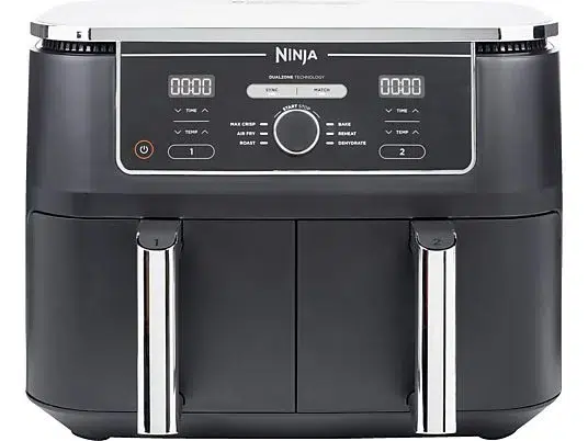 NINJA AF400EU Foodi Max Dual Zone Heißluftfritteuse 2470 Watt Schwarz