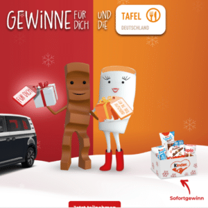 Rewe & Ferrero: Gewinnspiel (Gewinne für dich und die Tafel Deutschland)