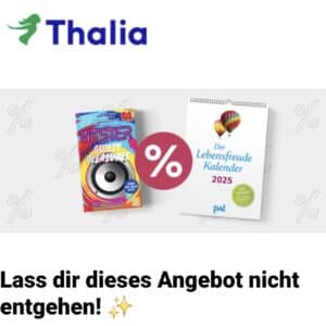Thalia: 12% auf fast alles bis zum 29.12.24