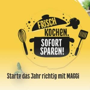Maggi - 1 € Sofortrabatt ab 6 € Einkaufswert (Maggi Produkte) ab 01.01.2025