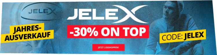 30% Rabatt auf die Marke Jelex bei SportSpar