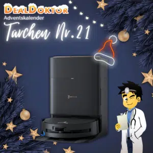 Thumbnail 🎁 DealDoktor Adventskalender - Türchen 21: 1x ECOVACS DEEBOT X9 PRO Omni Saug- &amp; Wischroboter