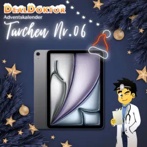 Thumbnail 🎁 DealDoktor Adventskalender - Türchen 6: Apple iPad Air 2025 gewinnen