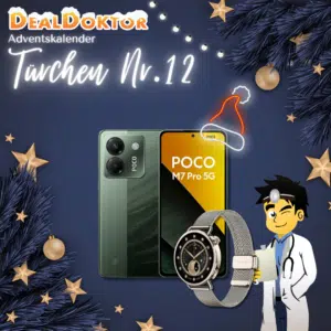 Thumbnail 🎁 DealDoktor Adventskalender - Türchen 12: POCO M7 Pro 5G Smartphone + Xiaomi Watch S4 41 mm