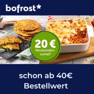 Thumbnail 😋 bofrost*: 20€ Gutschein für Neukunden (40€ MBW)