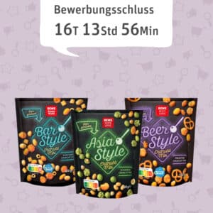 REWE Produkttest - REWE Beste Wahl Erdnussmischungen
