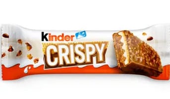 Verpackung eines kinder Crispy Riegels